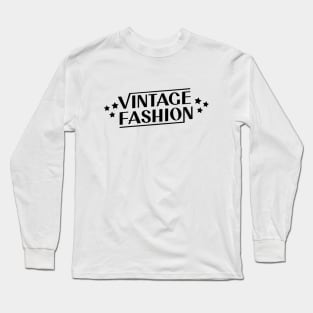 Vintage Fashion Long Sleeve T-Shirt